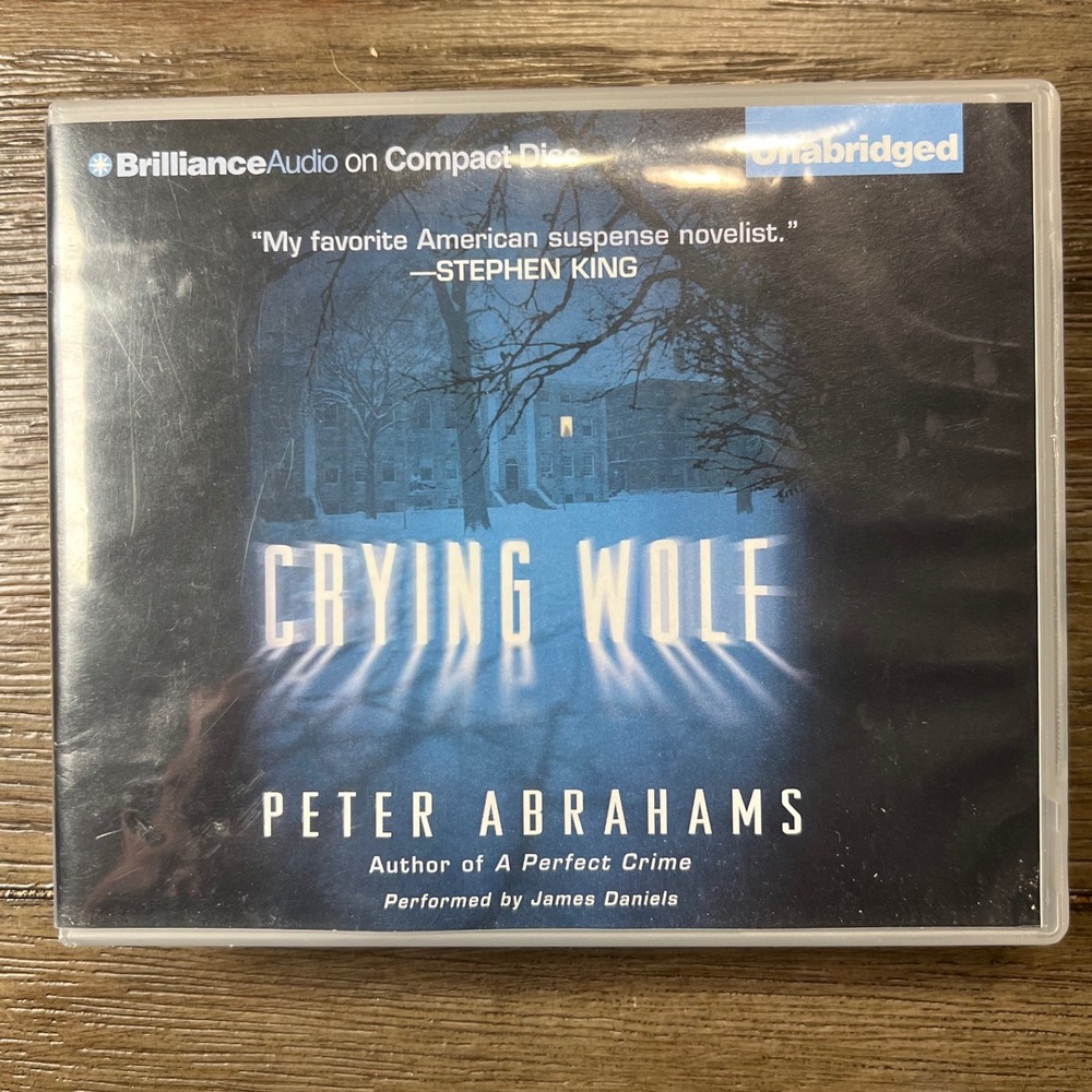 Crying Wolf by Peter Abrahams *** Audiobook***